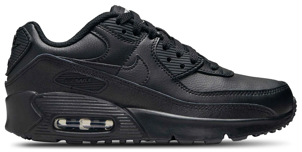 Nike Boys Air Max 90 - Boys' Grade School Shoes Black/Black/White