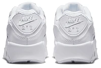 Nike Boys Air Max 90 - Boys' Grade School Running Shoes White/Met Silver/White