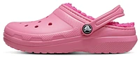 Crocs Girls Classic Lined Clogs - Girls' Toddler Shoes Hyper Pink