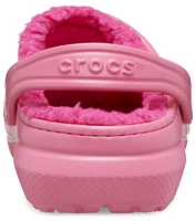 Crocs Girls Classic Lined Clogs - Girls' Toddler Shoes Hyper Pink