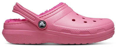 Crocs Girls Classic Lined Clogs - Girls' Toddler Shoes Hyper Pink