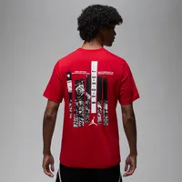 Jordan Mens Graphic SS Crew - Black/Red