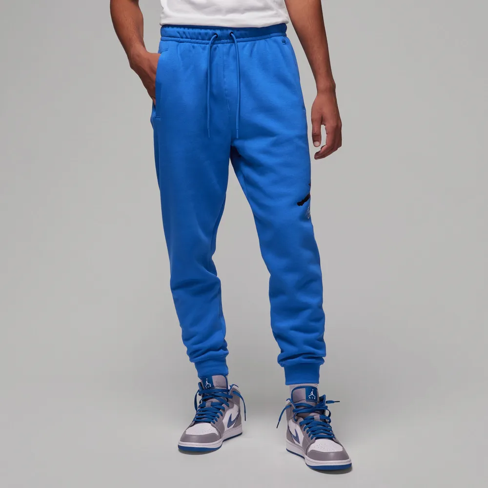 Jordan Mens Essential Fleece Baseline Pants - Game Royal/Black