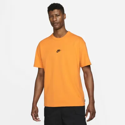 Nike Mens Nike NSW Prem Essential T-Shirt - Mens Orange/Black Size S