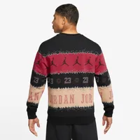 Jordan Mens Jordan Essential Member Holiday Fleece Crew