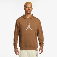 Jordan Mens Essential Member Holiday Fleece Pullover Hoodie - Light British Tan/Sail