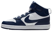 Nike Boys Court Borough Mid 2 - Boys' Preschool Shoes Blue Void/White/Signal