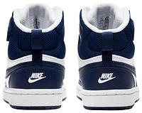 Nike Boys Court Borough Mid 2 - Boys' Preschool Shoes Blue Void/White/Signal