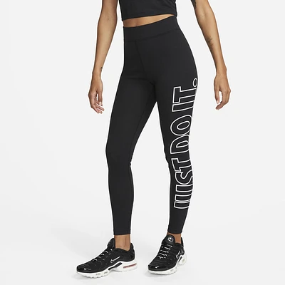 Nike Womens NSW Classic GX Tight - Black/White