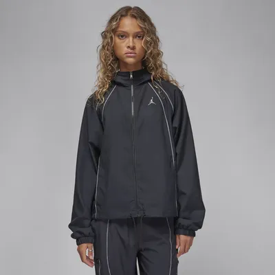 Jordan Womens Woven LND Jacket - Black/Smoke Gray