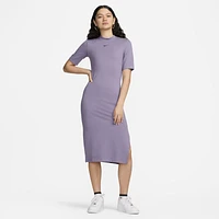 Nike Womens Nike NSW Essential Midi Dress - Womens Daybreak/Black Size S