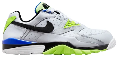 Nike Mens Nike Air Trainer 3 - Mens Running Shoes White/Blue/Volt Size 10.5