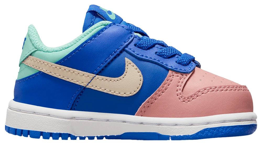 Nike Boys Dunk Low SE - Boys' Toddler Shoes Hyper Royal/Sanddrift/Emerald Rise