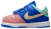 Nike Boys Nike Dunk Low SE - Boys' Toddler Shoes Hyper Royal/Sanddrift/Emerald Rise Size 04.0