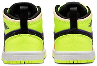 Jordan Boys AJ 1 Mid SE Uni - Boys' Toddler Shoes Vivid Orange/Volt/Black