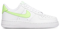 Nike Womens Nike Air Force 1 '07 LE Low - Womens Shoes White/Lime Blast Size 07.5