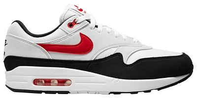 Nike Mens Air Max 1 - Shoes White/Red/Black