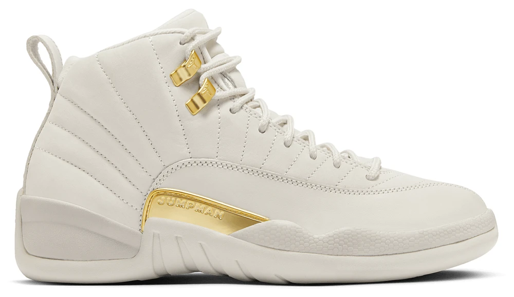 Jordan Womens Air 12 Retro - Basketball Shoes Phantom/Metallic Gold Coin