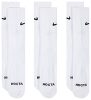 Nike Sneaker Sox Nocta Crew Socks 3Pack - Adult White/Black