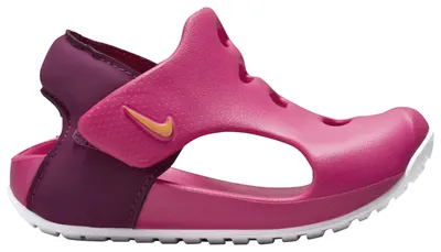 Nike Girls Sunray Protect 3 - Girls' Toddler Shoes Pink Prime/Kumquat/White