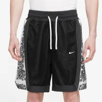 Nike Mens Nike 8" Shorts - Mens Black/White Size XL