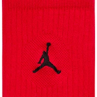 Jordan Mens Jordan Everyday Cushioned 3-Pack - Mens Black/Red/White Size L