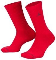 Jordan Mens Jordan Everyday Cushioned 3-Pack - Mens Black/Red/White Size L