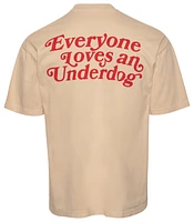 Deuce Mens Everyone Loves An Underdog T-Shirt - Stone/Red