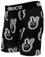 Deuce Mens Peace Underwear - White/Black
