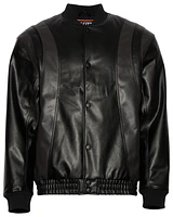 All City By Just Don Mens Roster Varsity Jacket - Black/Black