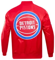 Pro Standard Mens Pistons Tonal Satin Jacket - Red