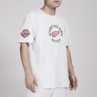 Pro Standard Mens Red Wings Hybrid SJ T-Shirt - White