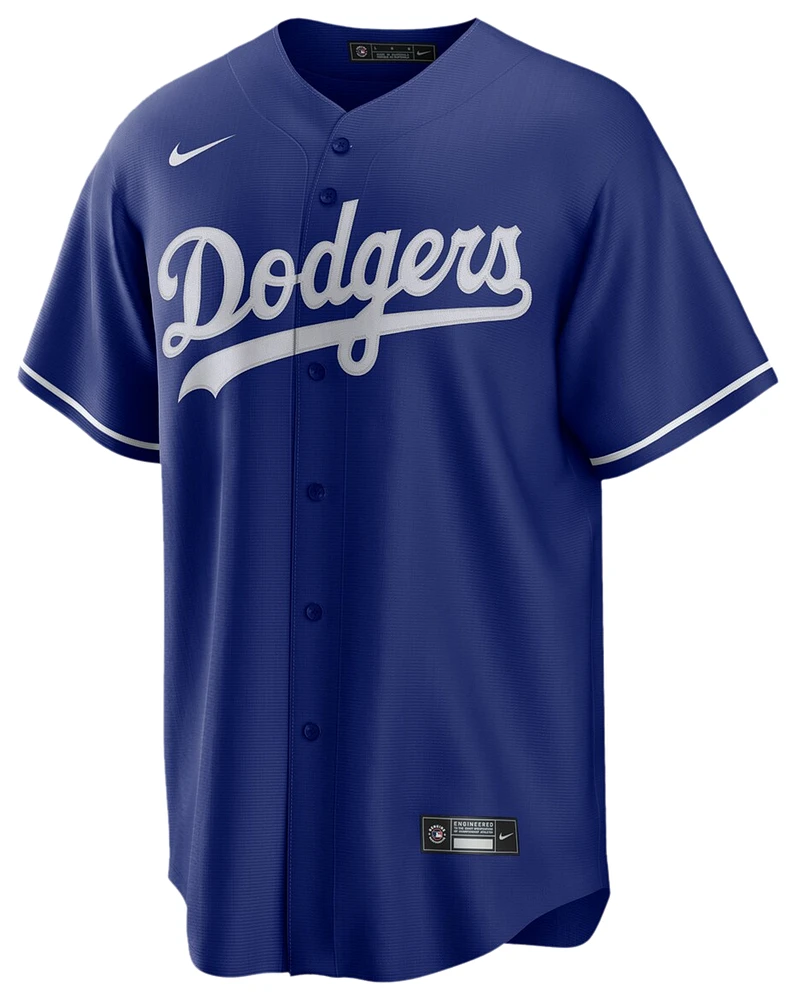 Nike Mens Nike Dodgers Replica Team Jersey