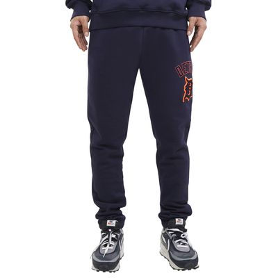 Pro Standard Tigers Stacked Logo Joggers - Men's