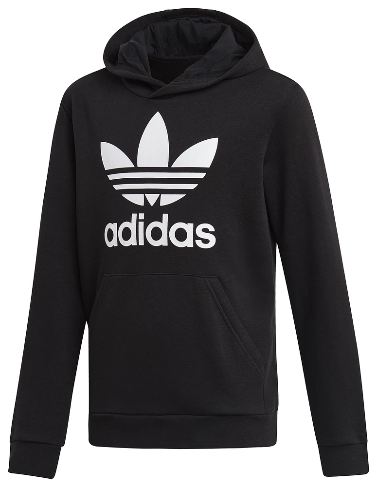 adidas Originals Boys Adicolor Trefoil Hoodie - Boys' Grade School Black/White