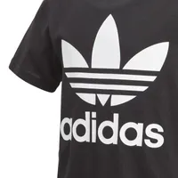 adidas Originals Boys Trefoil T-Shirt - Boys' Grade School White/Black