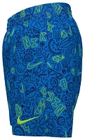 Nike Girls Doodle Lap 4 Inch Swim Shorts