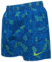 Nike Girls Doodle Lap 4 Inch Swim Shorts