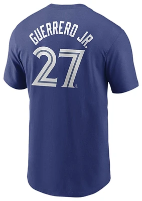 Nike Mens Vladimir Guerrero Blue Jays Player Name & Number T-Shirt - Royal/Royal