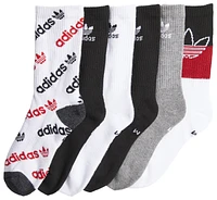 adidas Originals Youth Originals Mixed 6-Pack Crew Socks - Boys' Grade School