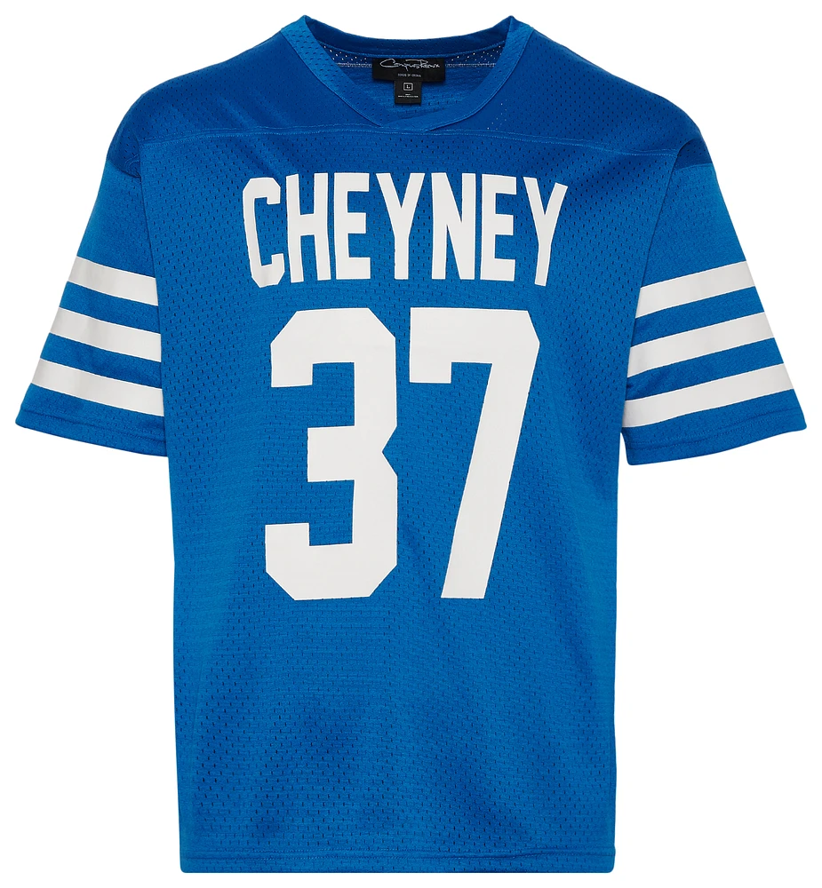 Campus Remix Mens Cheyney University Football Jersey - Blue