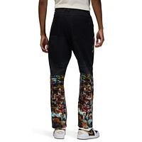 Jordan Mens Air Printed Twill Pants - Black/Black