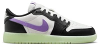 Jordan Boys Retro 1 Low OG UNI2 - Boys' Grade School Shoes Black/Purple/Volt