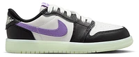 Jordan Boys Retro 1 Low OG UNI2 - Boys' Preschool Shoes Black/Purple/Volt