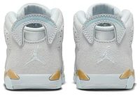 Jordan Girls Retro 6 - Girls' Toddler Shoes Grey/Blue/Gold
