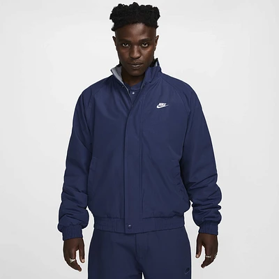 Nike Mens Club Futura Jacket - Midnight Navy/White