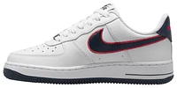 Nike Womens Air Force 1 '07 REC V2 - Basketball Shoes Obsidian/White/Red