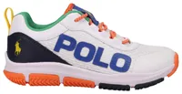 Polo Girls TECH RACER - Girls' Grade School Shoes White/Multi/Yellow