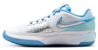 Nike Boys JA Morant 1 SE - Boys' Grade School Basketball Shoes White/Glacier Blue/Metallic Silver