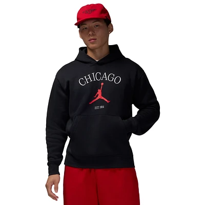 Jordan Mens Chicago City HBR Pullover Hoodie